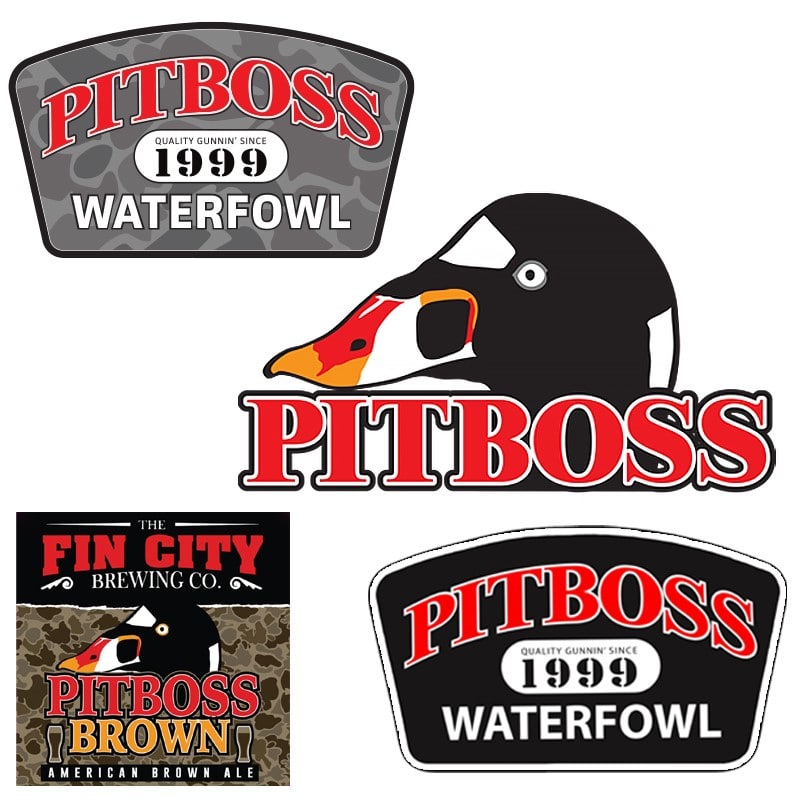 Decal Pack Pitboss Waterfowl PITBOSS Waterfowl Decal Pack Pitboss Waterfowl PITBOSS Waterfowl