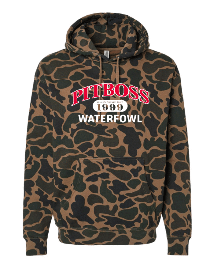 ON SALE! Camo Hoodie - 10oz "Duck/Old School" Camo Cotton/Poly